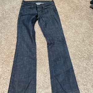 Citizens of Humanity size 28 low waist flare jeans